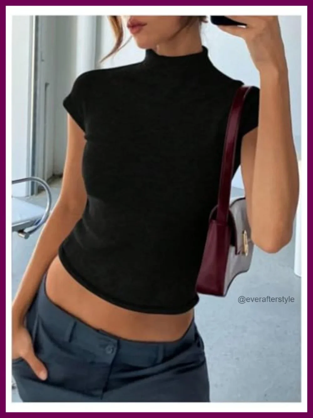 Women's Cap Sleeve Knit Sweater, Lightweight Polyester Blend Pullover